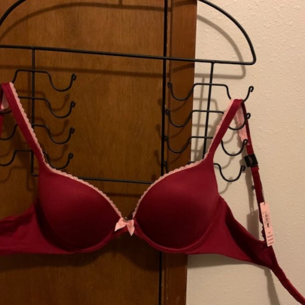 VS Maroon Push Up Bra 32D